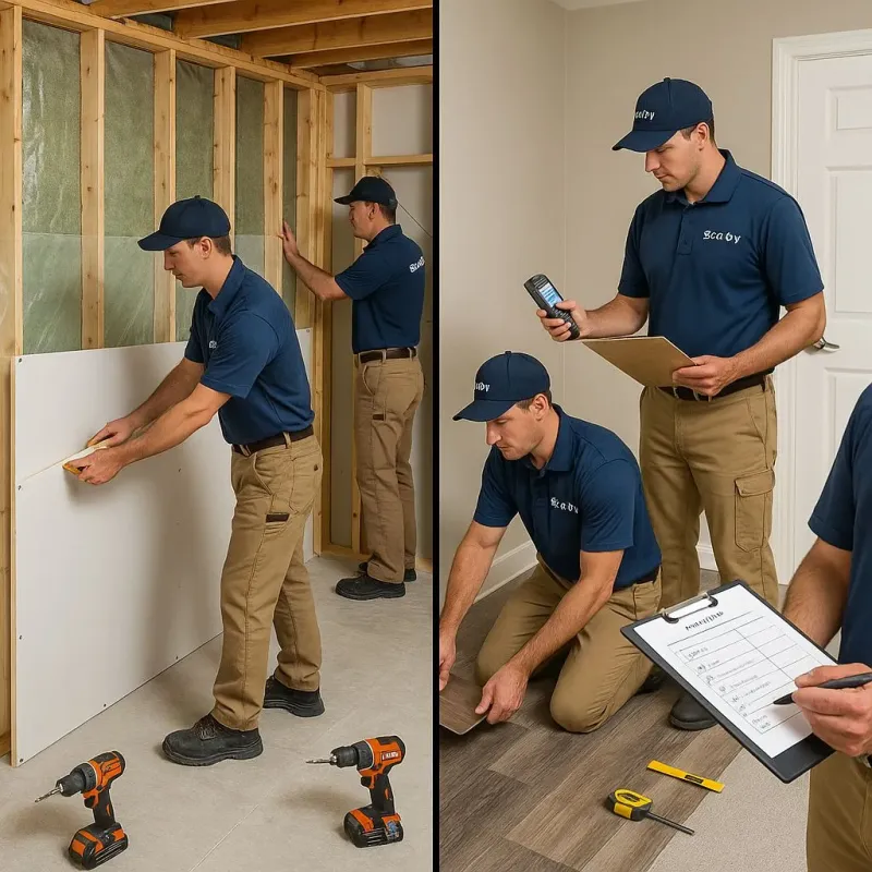 Repairs and Reconstruction process in Boaz, AL